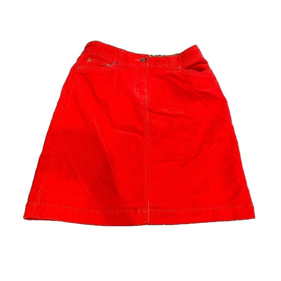 Boden Dresses & Skirts - Boden Red A Line Corduroy Five Pocket Skirt Size 10R